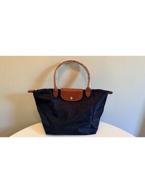Longchamp Le Pliage Large Shopping Modele Depose Tote Bag Black Nylon France